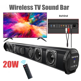 Potente Home Theater TV Som Bar Speaker Com Fio Bluetooth Surround Soundbar Subwoof Para PC Alto-Falantes Ao Ar Livre em Oferta na Shopee
