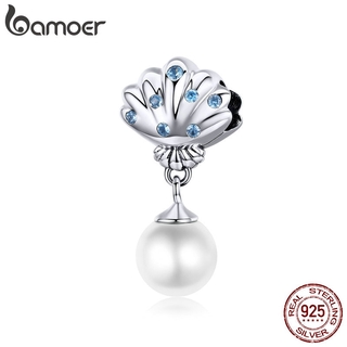 Bamoer Pérola Pingente De Alta Qulity Shell Contas De Cristal Para Fazer Jóias Pingentes Presentes Femininos SCC1155
