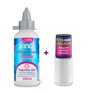 Kinq Removedor De Cutículas + Fita Líquida - Cora