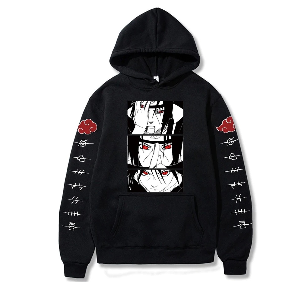 Blusa NARUTO Masculina Moletom Anime Naruto Uchiha Itachi Vilas Renegadas