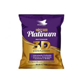 Alise Hair - Máscara Matizadora Platinum Sachê 50ml
