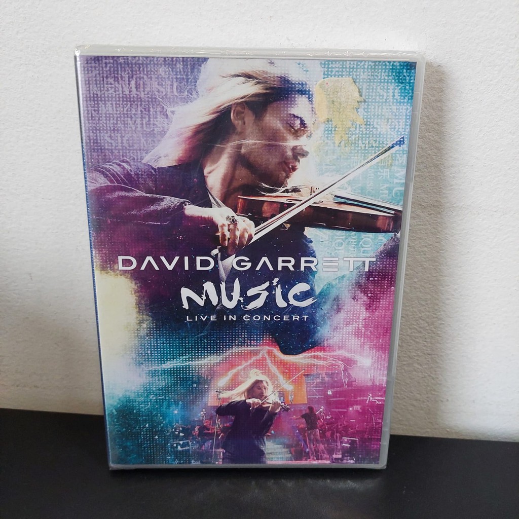 Dvd David Garrett - Music Live In Concert - Novo Lacrado | Shopee Brasil