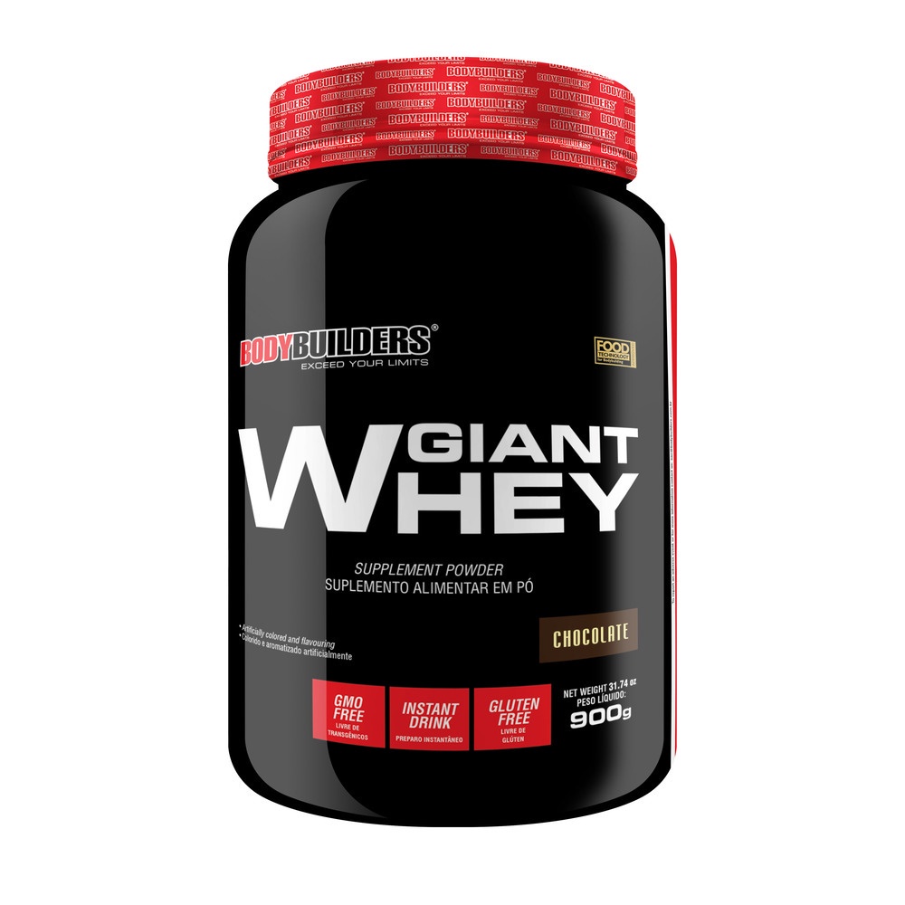 Giant Whey 900g - Whey Protein Concentrado - Bodybuilders - Health