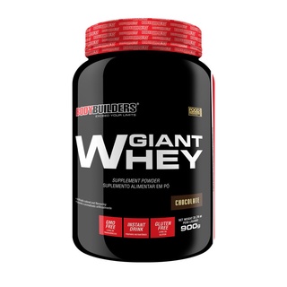 Whey Protein Giant Whey 900g - Suplementos em Pó para Turbinar o Treino de Musculação na Academia - Bodybuilders