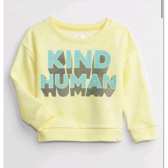 Moletom Gap amarelo infantil 3 anos