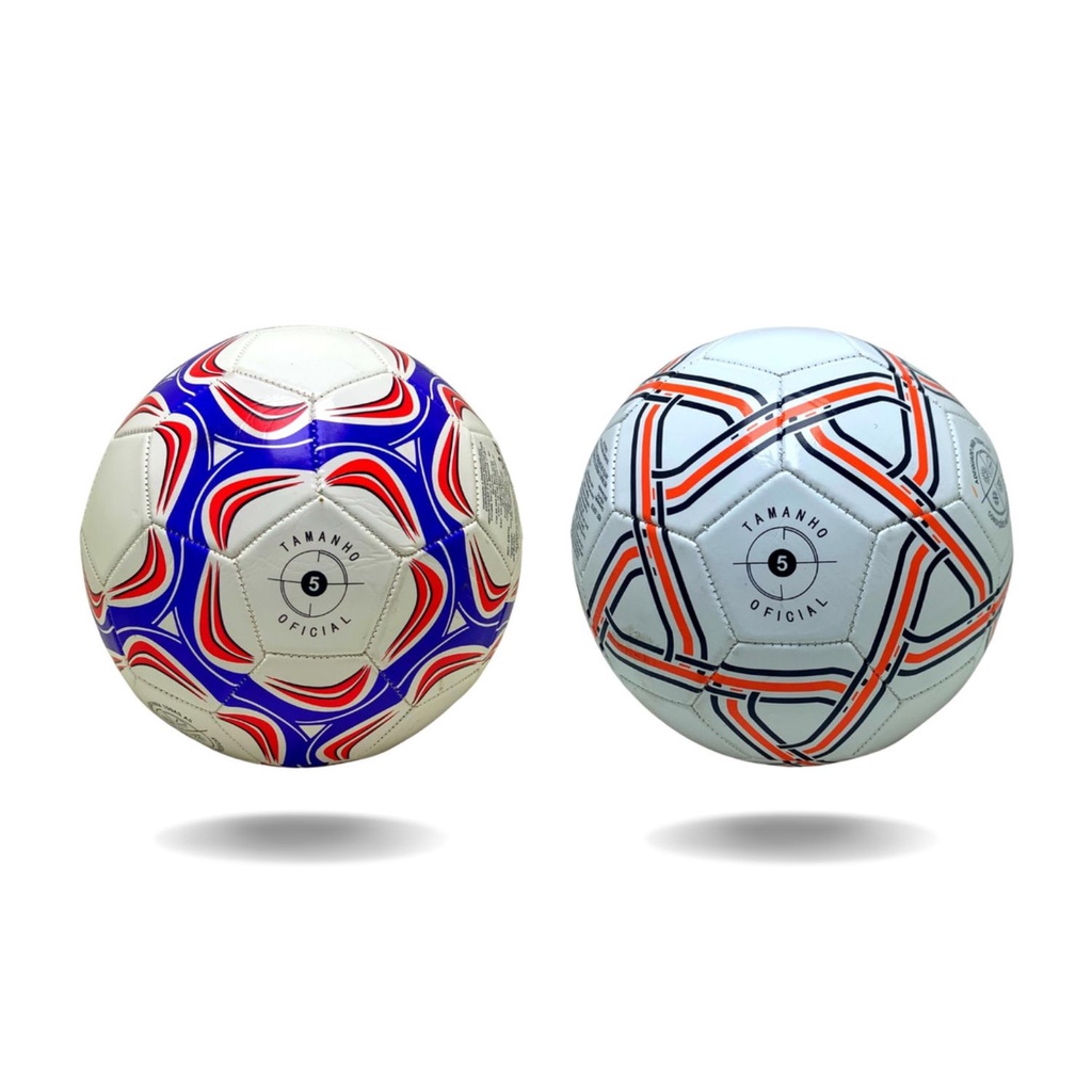 Bola Futsal Socity Futebol Barata Costurada Jogar Tipo Couro Reforçada e Costurada Jogo Resistente Cores Sortidas