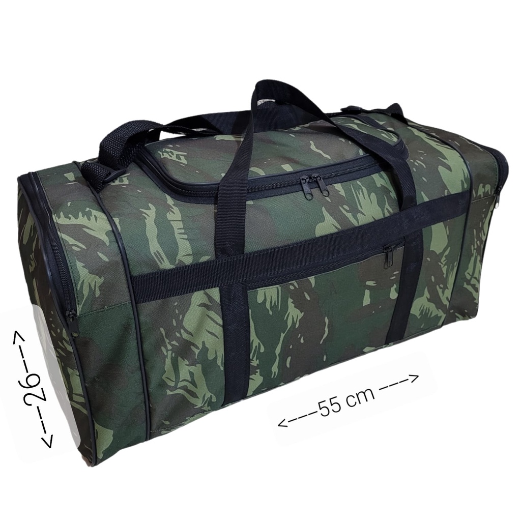 BOLSA MALA DE MÃO E OMBRO CAMUFLADA GGL1 S/S (G) PARA PESCA, VIAGEM, FUTEBOL, ACADEMIA,LAZER