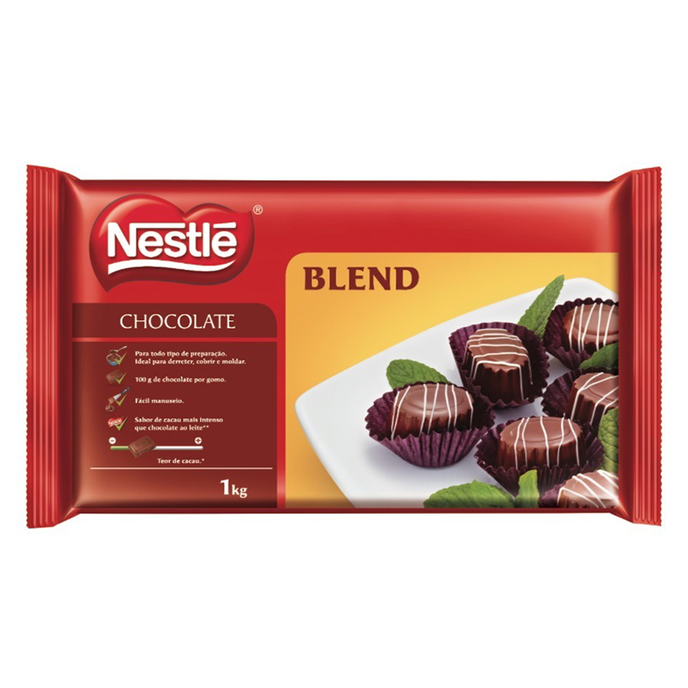Barra de Chocolate Blend 1kg - Nestlé