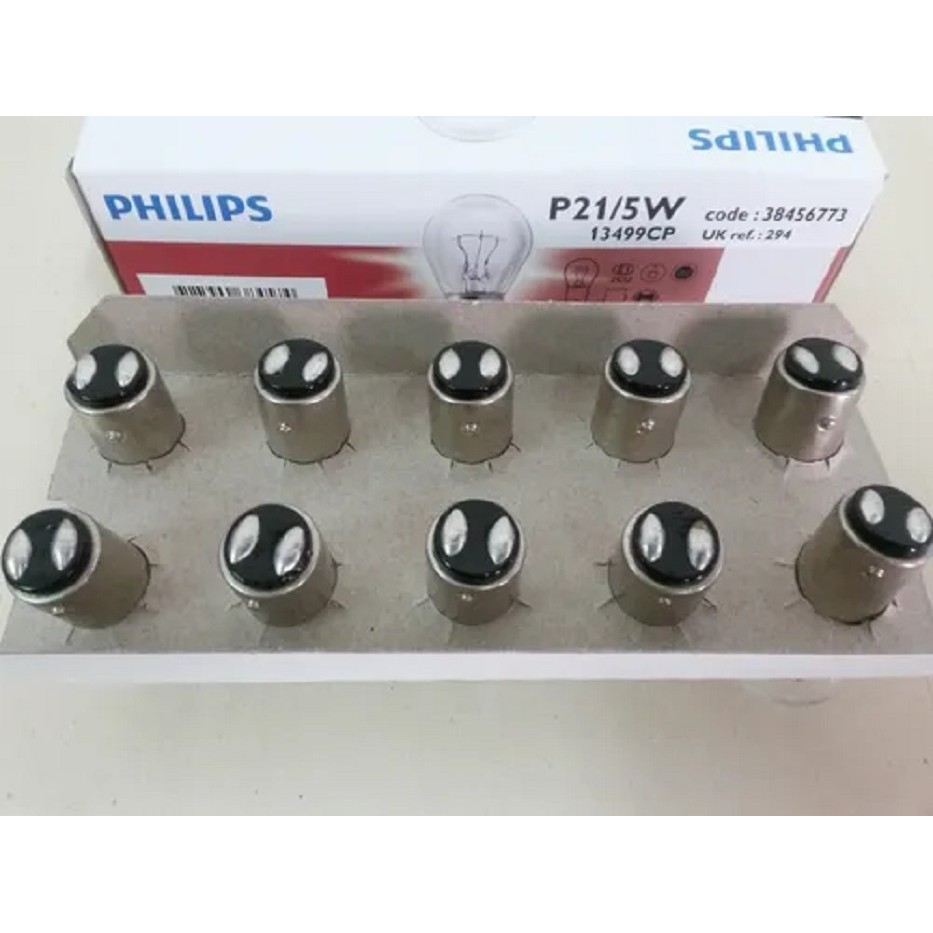 Lampada Comum 2 P 24v P21/5w Philips 13499 1034 Caixa C/ 10