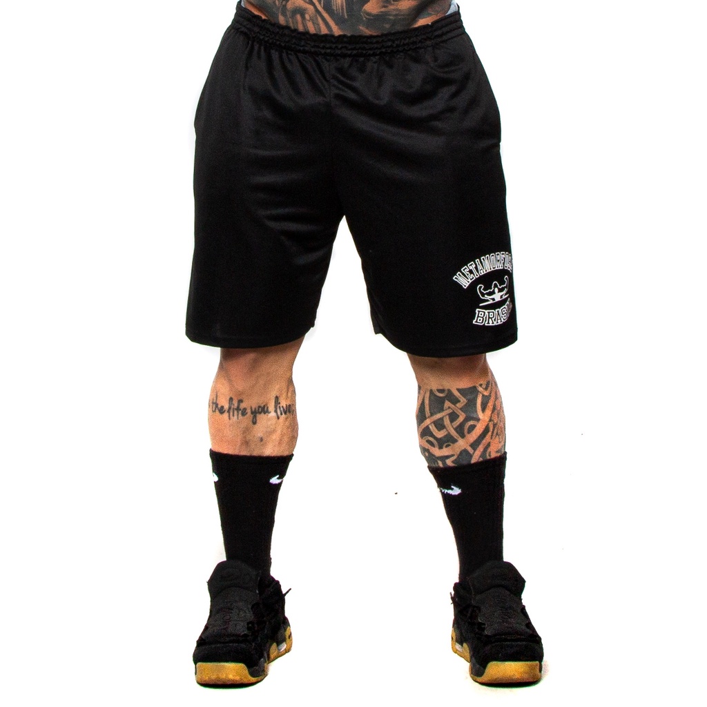 Short Dry Fit Athletic Preto Metamorfose Brasil Shopee Brasil