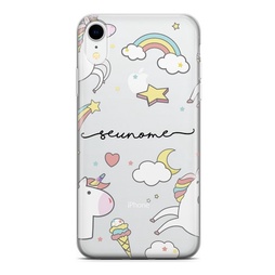 Capinha Para Celular Unicórnio Estrela Cadente