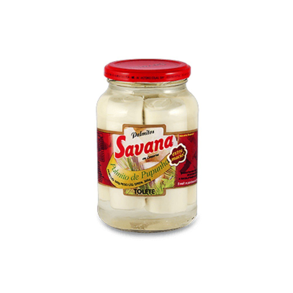 Palmito Pupunha Tolete em Conserva 300g - Savana