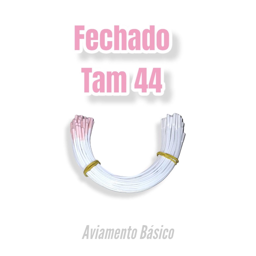 Arco Fechado para sutiã de metal - Modelo Fechado - Pacote com 50 pares