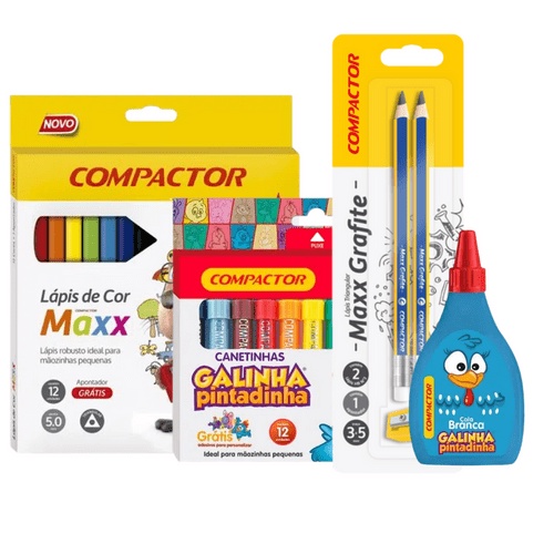 Meu 1º Kit Escolar em Oferta na Shopee