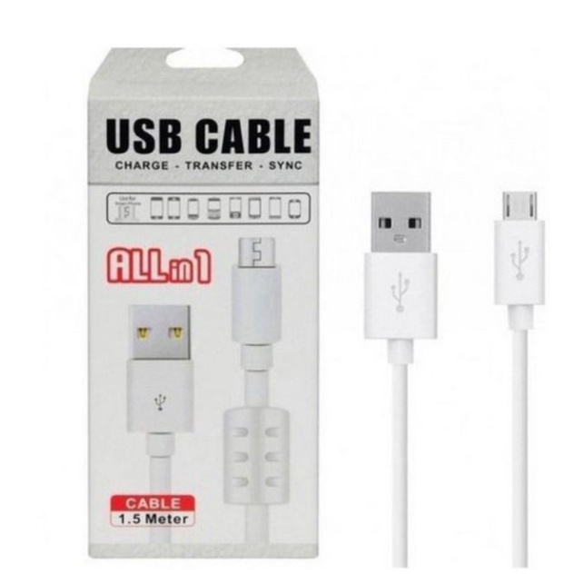 Cabo Carregador Usb V8, Tipo C, Lightning Iphone com 1.5 Metro Reforçado Super Resistente e Durável Por Sua Fabricação De Ótima Qualidade