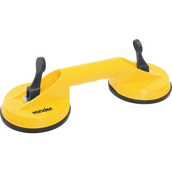 Detalhes do Ventosa Dupla P/ Vidros, Mármores, Espelhos Até 50kg (2 Uni)