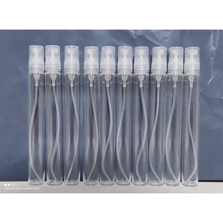 10 Flaconete Pet 10ml Spray De Pet Para Amostra De Perfume.