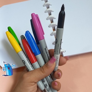 Caneta Sharpie Permanent Marker Ponta Fina em Oferta na Shopee