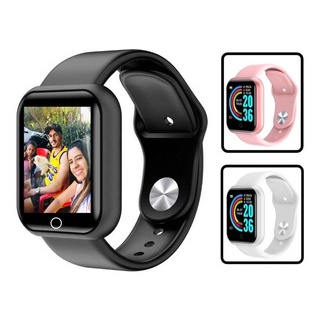 Smartwatch Y68/D20 Relógio Inteligente Com Monitor Cardíaco Bluetooth USB CASUAL MODA