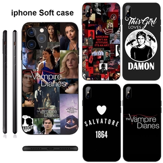 Capa Flexível Iw71 The Vampire Diaries Shows De Tv Para Iphone Xr X Xs Max 7 8 6s 6 Plus 7 + 8 + 5 5s Se 2020