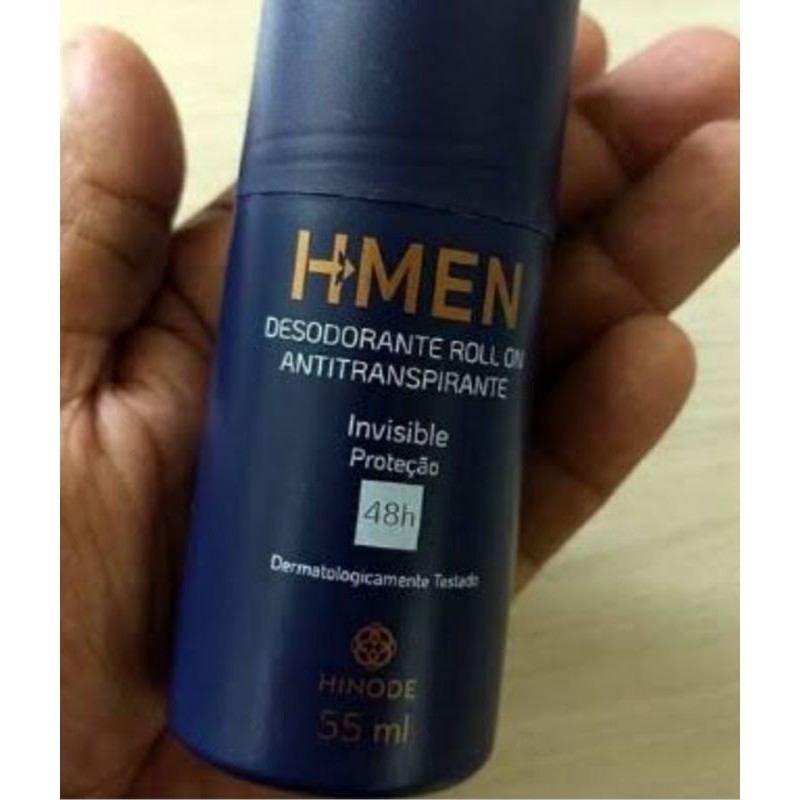 Roll-on H-MEN sua proteção diária contra os odores causados pelo suor