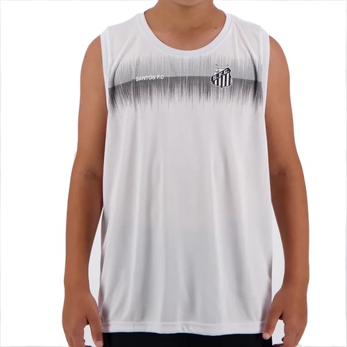 Camisa Do Santos Infantil Regata Oficial Hold Braziline
