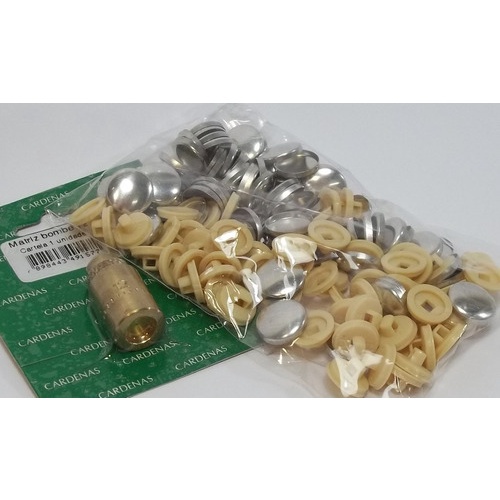 1 Matriz  Forrar N.22 + 500 Botões  N.22 + 50 Und Brinde