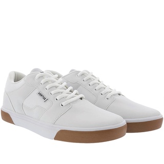 Tênis Vertus Casual Recortes Nobuck Branco