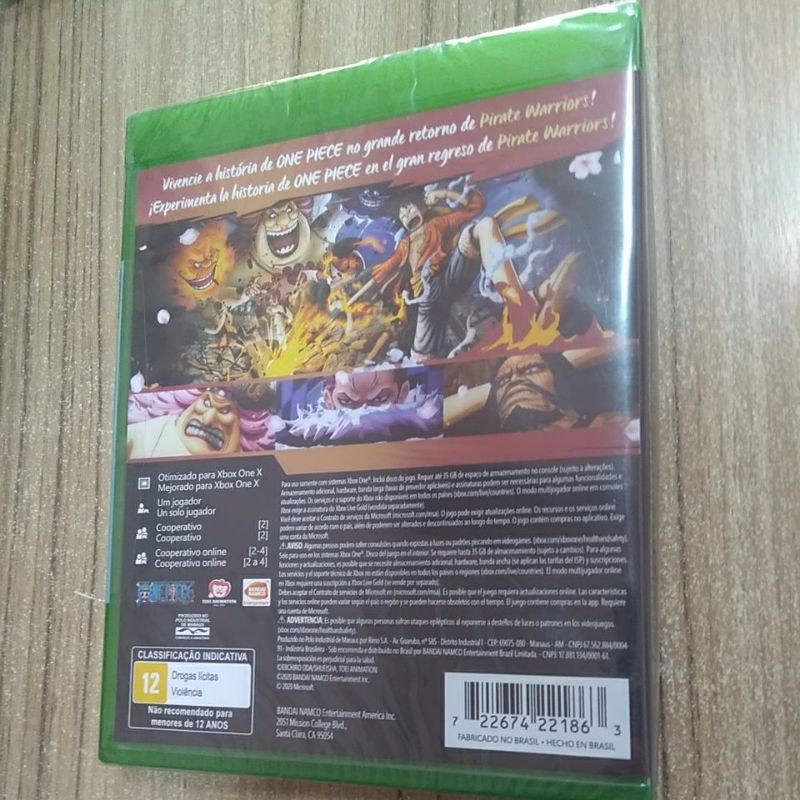 One Piece Pirate Warriors Xbox One Shopee Brasil