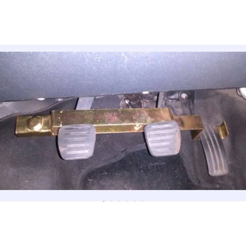 Trava pedal antifurto veicular.
