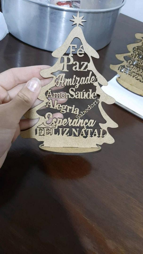 Árvore de Natal com palavras positivas Kit 15 UNIDADES | Shopee Brasil