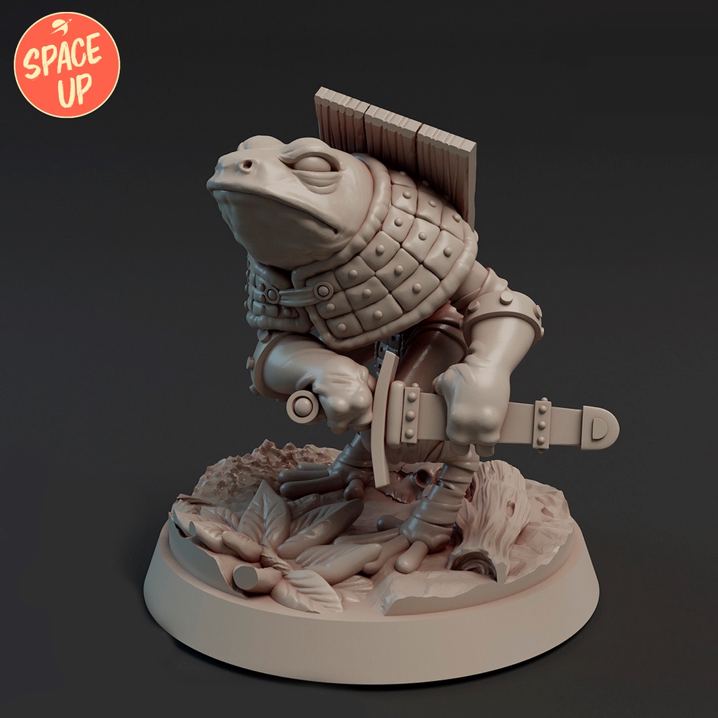 Miniaturas Rpg Criatura Sapo Guerreiro Espadachim Frogs Cole O Swamps Titan Forge Shopee Brasil