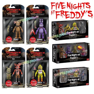 Funko FNAF Brinquedo FIVE NIGHTS AT FREDDY'S Action Figuras Pack BONNIE FOXY CHICA FREDDY Brinquedos Colecionáveis em Oferta na Shopee