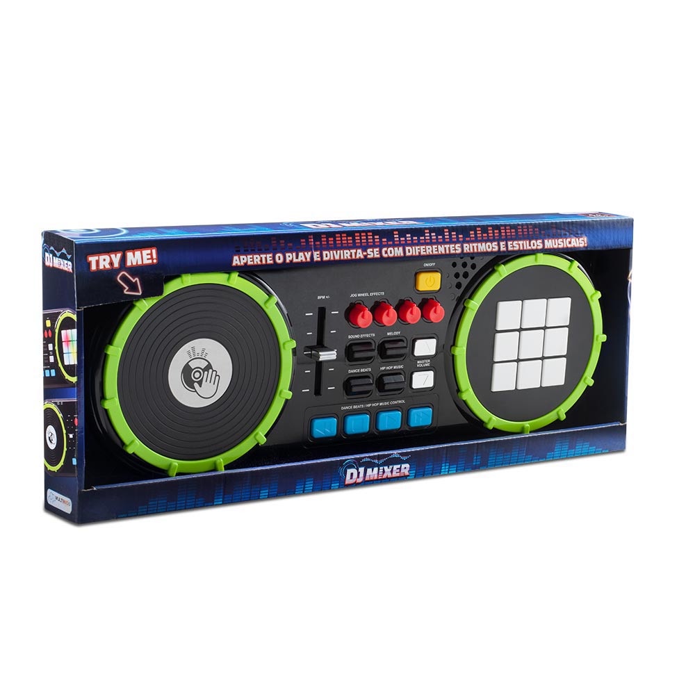 Dj Mixer com Painel de LED Multikids - BR1175