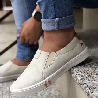 Slip on masculino em couro sapatilha mule masculino mocassin sapatenis slip on mocassim