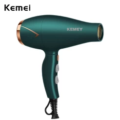 Kemei 3500W Secador De Cabelo Quente E Frio Vento Dobrável Compacto Golpe Hairdryer Styling Ferramentas Para Salão Uso Doméstico