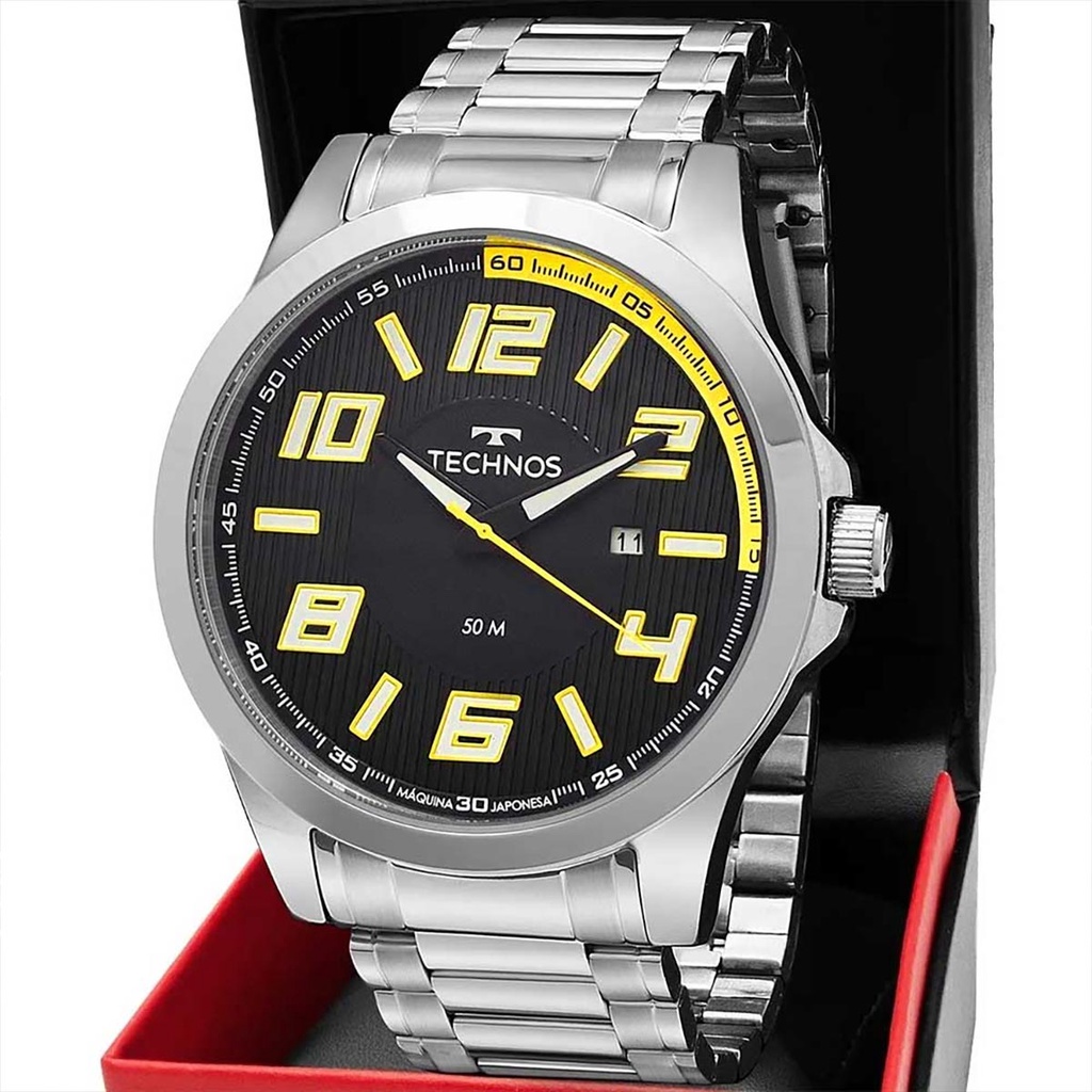 Relógio Technos Masculino Performance Racer 2115KNE/1Y