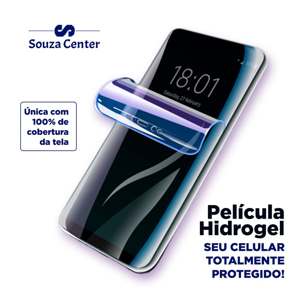 Película Hidrogel Google Pixel 6 Pro frente e verso Transparente Hd