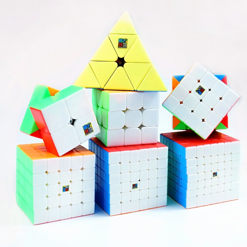 Kit Cubo Mágico Puzzle Xiaorui - 2x2 3x3 Pirâmide