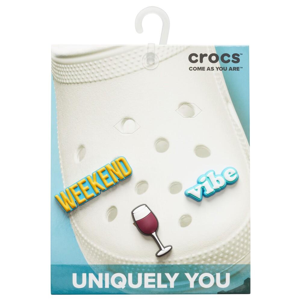Jibbitz charms weekend vibes pack 3 unico