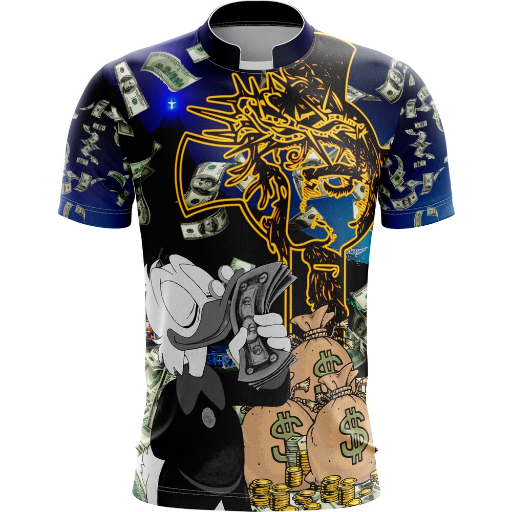 Camisa Camiseta Favela Tio Patinhas Milionário