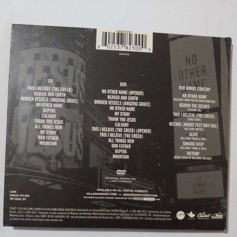 Hillsong Worship No Other Name Deluxe Edition Shopee Brasil
