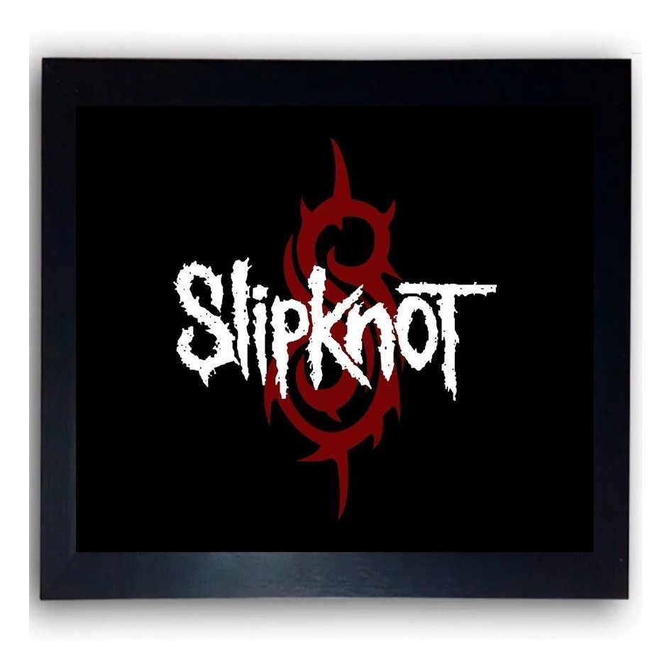 Quadro Slipknot Metal Rock Moldurado Cod.2