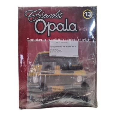 Fascículo Nº 13 Chevrolet Opala Ss Amarelo Metal Salvat 1:8