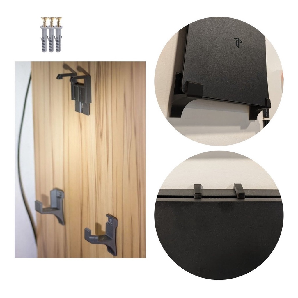 Suporte De Parede Vertical Para Playstation 4 Slim Ps4