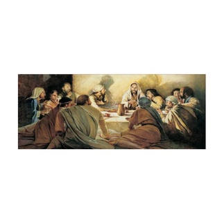 Quadro Decorativo Santa Ceia Apostolos Peça Unica 180 x 70 Cm