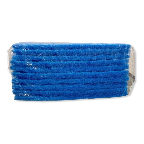 10 Fibra Esponja Bucha Macia Limpeza Leve Azul British