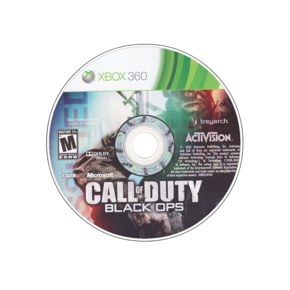 Call of Duty Black Ops 1 Original Xbox 360 - Somente disco original, sem capinha. Com garantia e nota fiscal