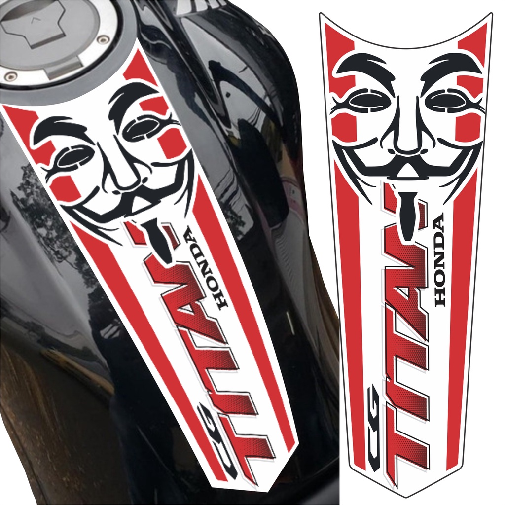 Adesivo Tanque Personalizado Compatível Cg150/160 Titan Fan — imagem 2 de 2