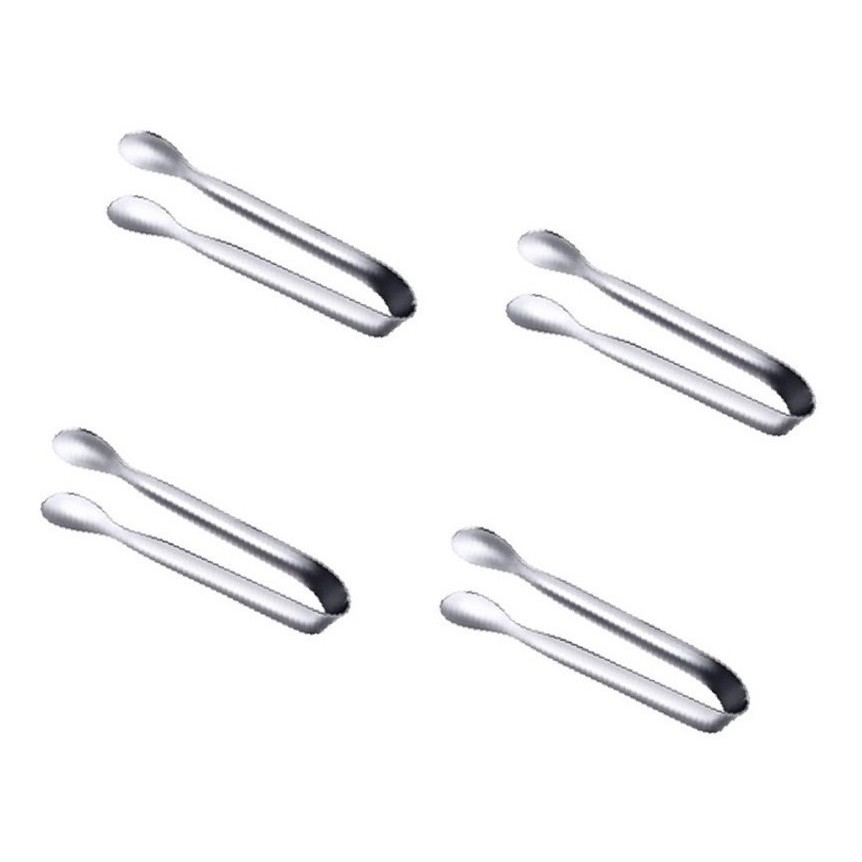 Kit 4 Pegador Inox 18cm Multiuso Gelo Açúcar Salgados Etc